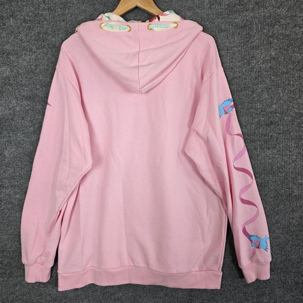 Disney Loungefly Cinderella Sweatshirt pink XL Gus RARE Pullover Hoodie park - Picture 6 of 12